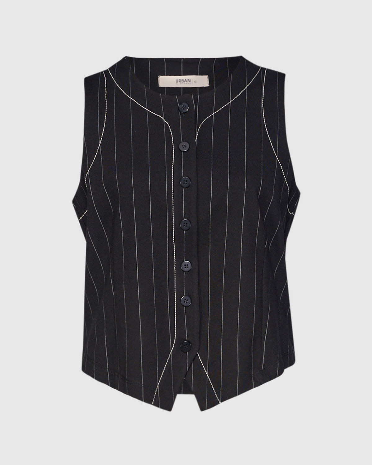 ALEMBIKA Jersey Vest - UJ335P - PINSTRIPES