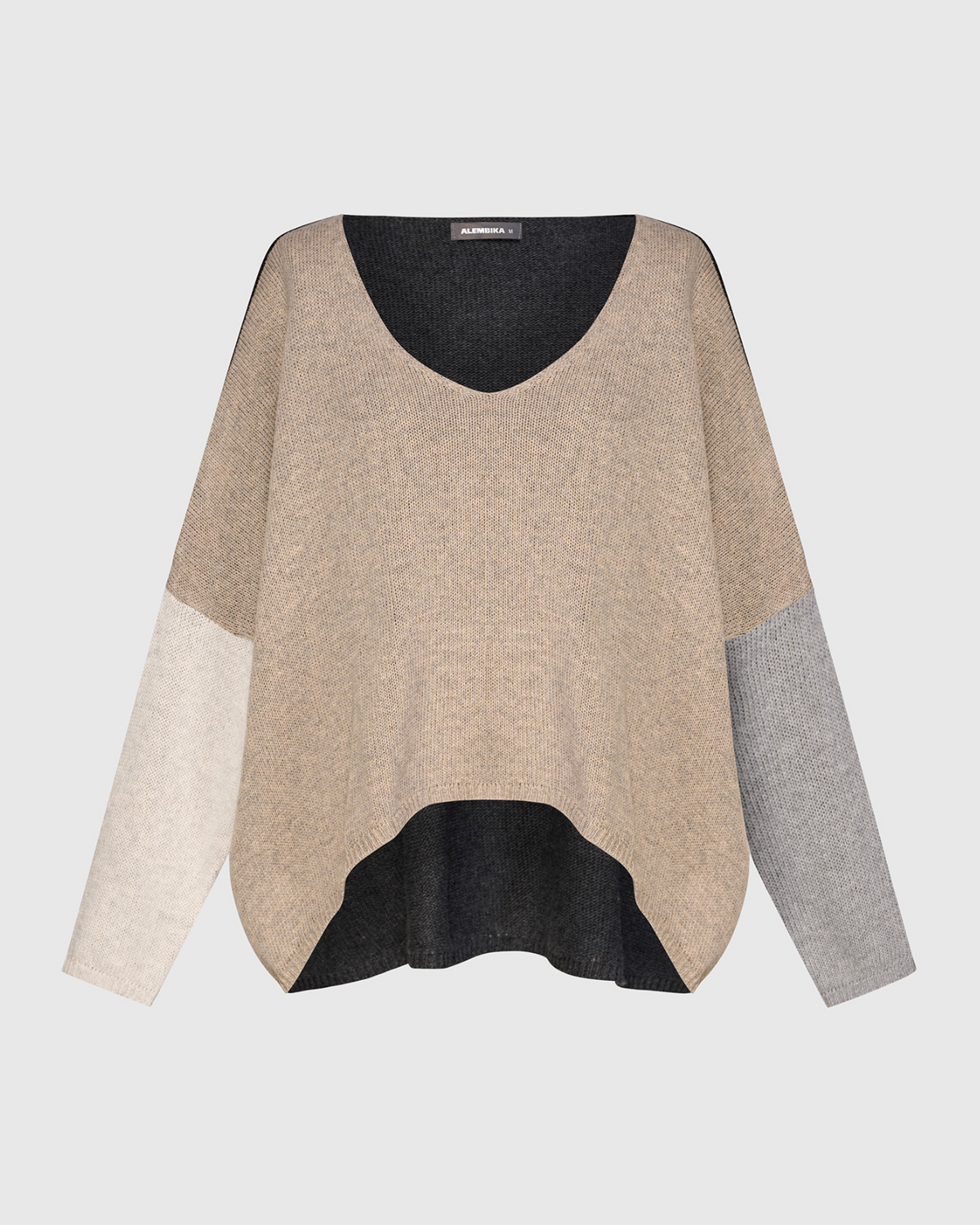 ALEMBIKA Cotton-Knit Sweater - AS701T - TRUFFLE
