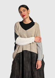 ALEMBIKA Cotton-Knit Sweater - AS701T - TRUFFLE