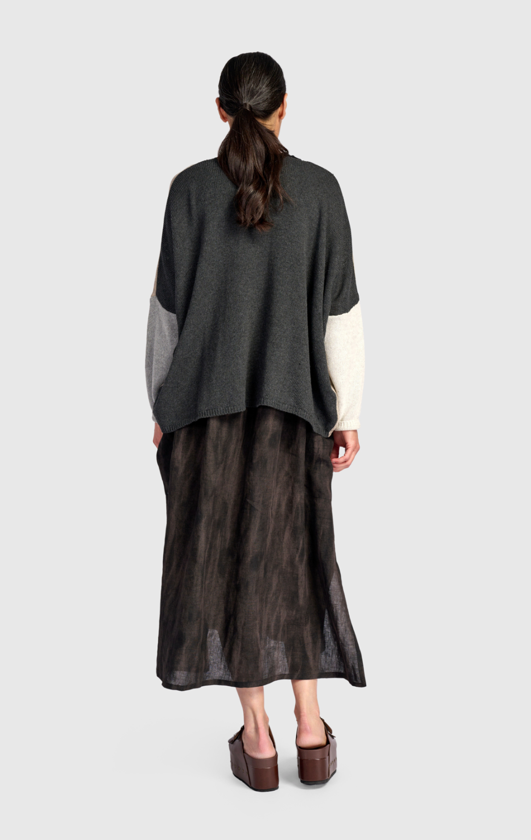 ALEMBIKA Cotton-Knit Sweater - AS701T - TRUFFLE
