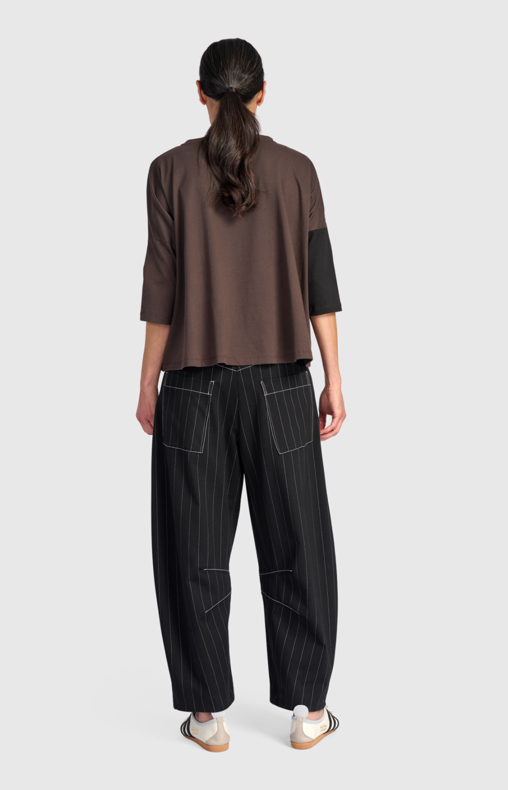 ALEMBIKA Jersey Pants - UP312P - PINSTRIPES