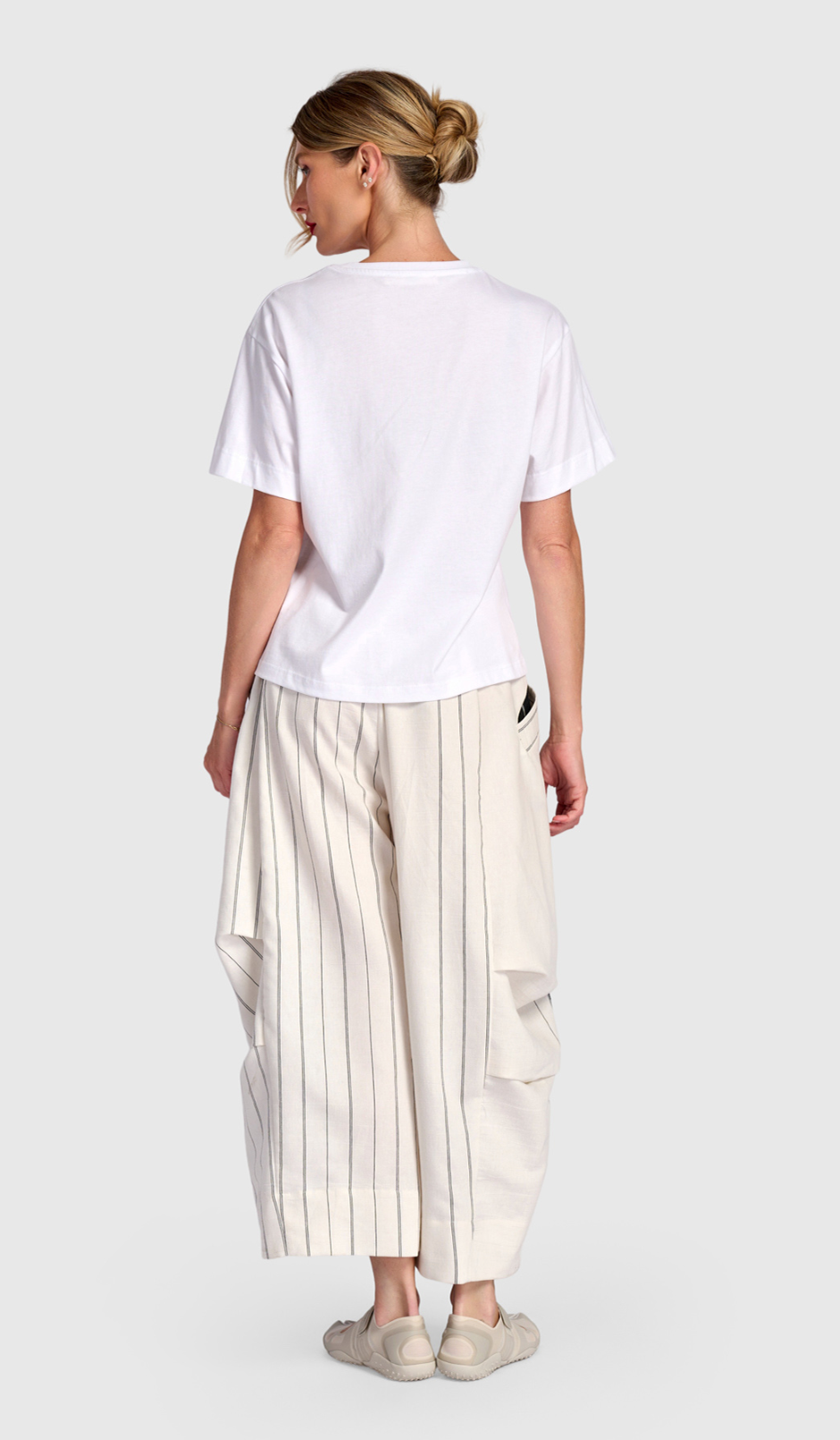 ALEMBIKA Cotton-Poly Pants - UP310D - DOMINO