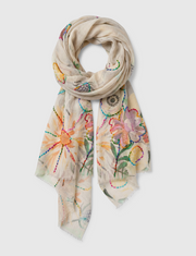 ALEMBIKA Modal Silk Scarf - ASC13F - FLORAL