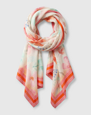 ALEMBIKA Cotton Scarf - ASC16F - FLORAL