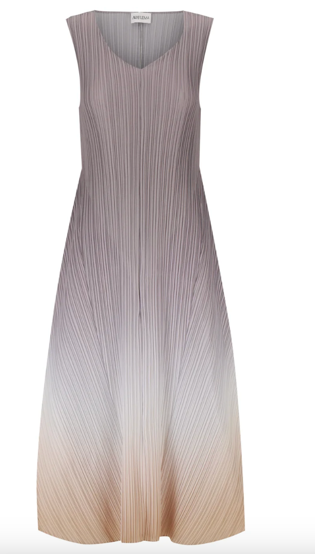 Alquema Long Estrella Dress - STORM DE BLANC