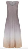 Alquema Long Estrella Dress - STORM DE BLANC