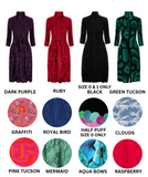 Alquema Nehru Coat Dress - RASPBERRY