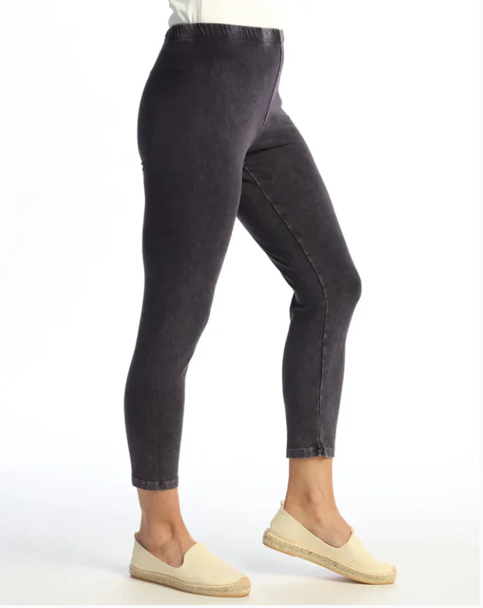 JESS & JANE "CROP LEGGING" - M37 - BLACK