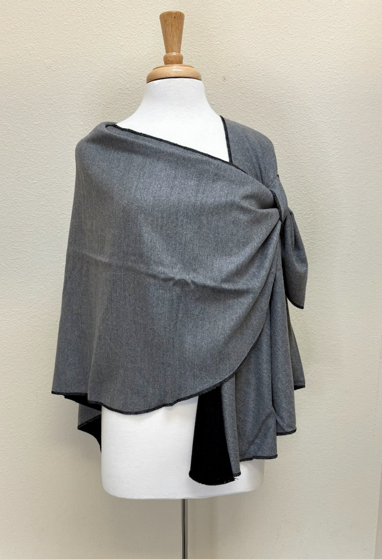 Rapti Cashmere Buckle Shawl - PRINT B