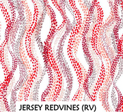 Prairie Cotton by CMC Printed Godet Back Tunic - RV269/P - JERSEY RED VINES