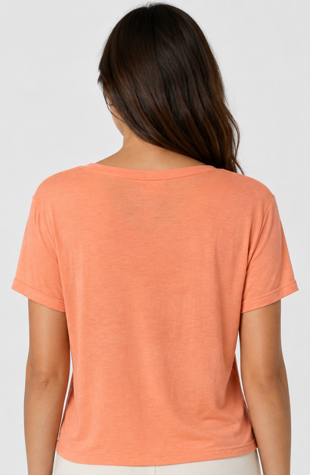Prairie Cotton by CMC Prairie Lux Relaxed V-Neck Top - LX165