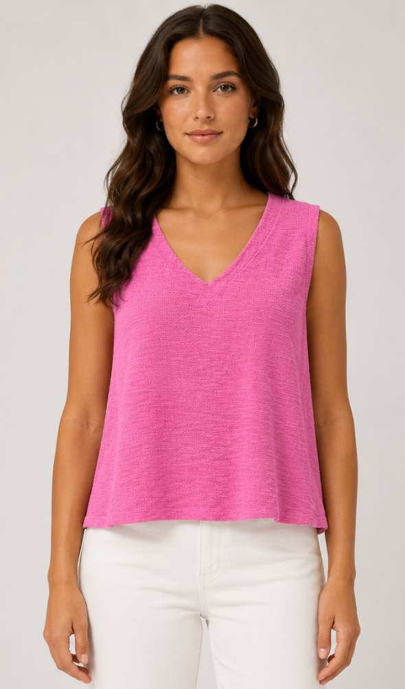 Prairie Cotton by CMC Slub French Terry Tank Top - SB710