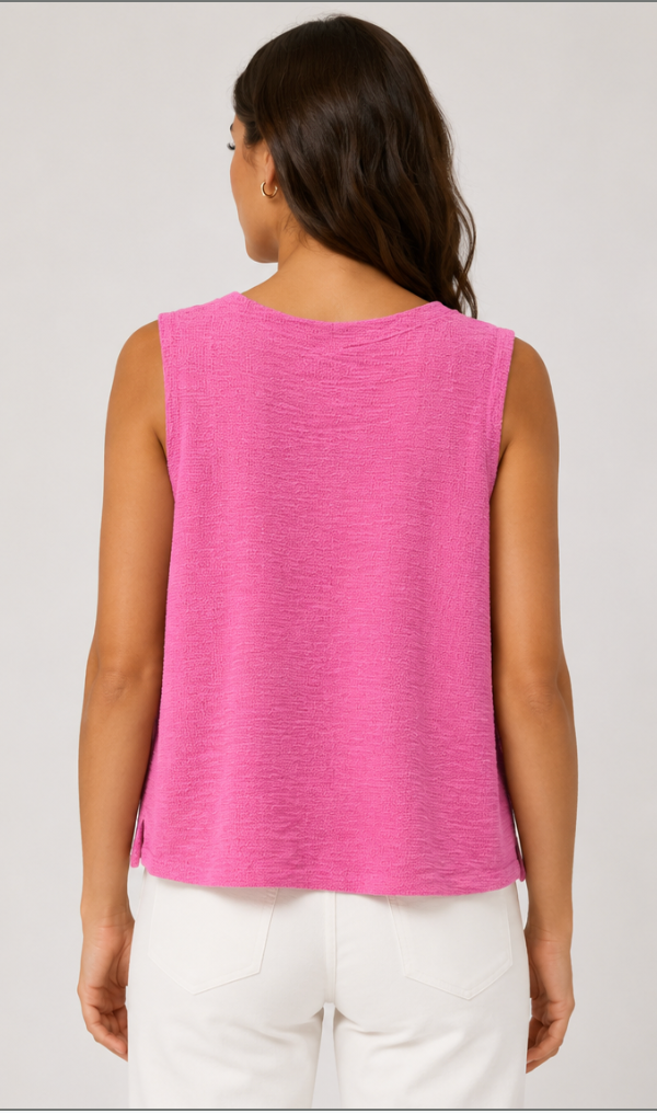 Prairie Cotton by CMC Slub French Terry Tank Top - SB710