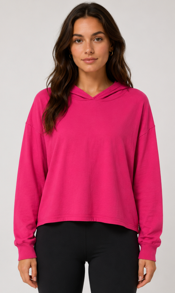 Prairie Cotton by CMC Stretch Terry Hoodie Pullover - ST144