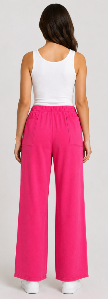 Prairie Cotton by CMC Stretch Terry Raw Edge Long Pant - ST412