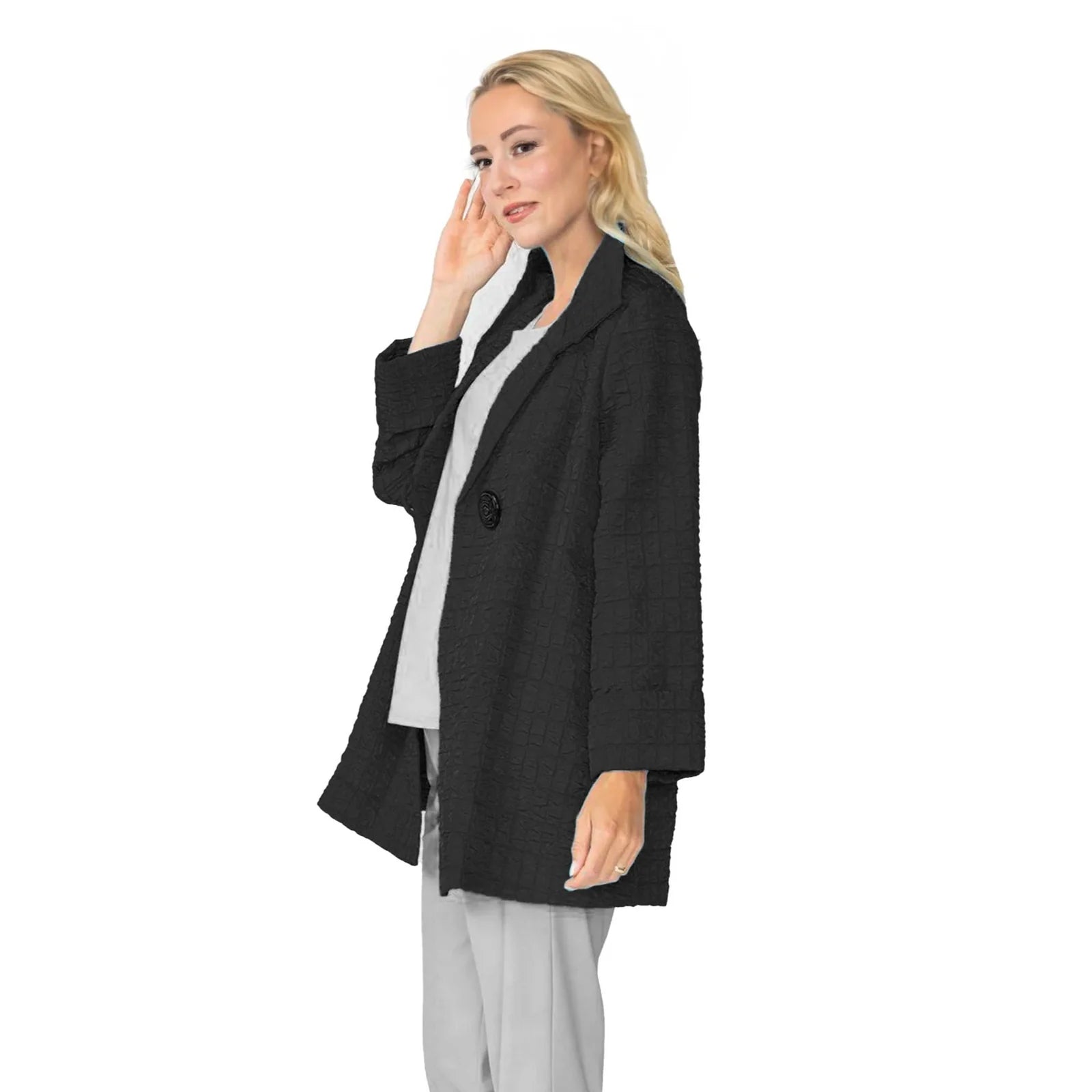 IC COLLECTION Jacket - 6290J - BLACK