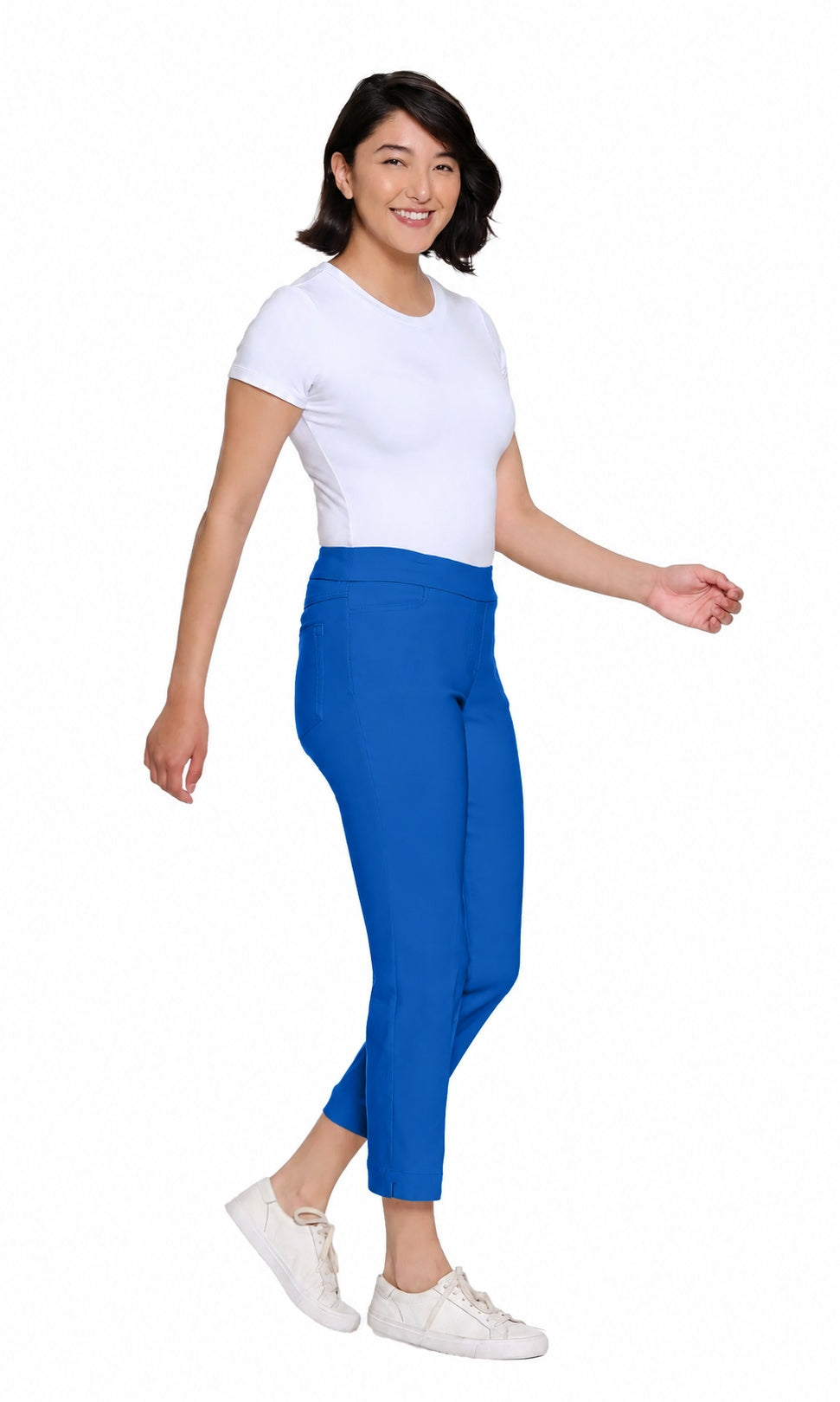 Slimsation Pull-On Crop Pant w/ Real Front & Back Pockets M12713PM - BRTROYL