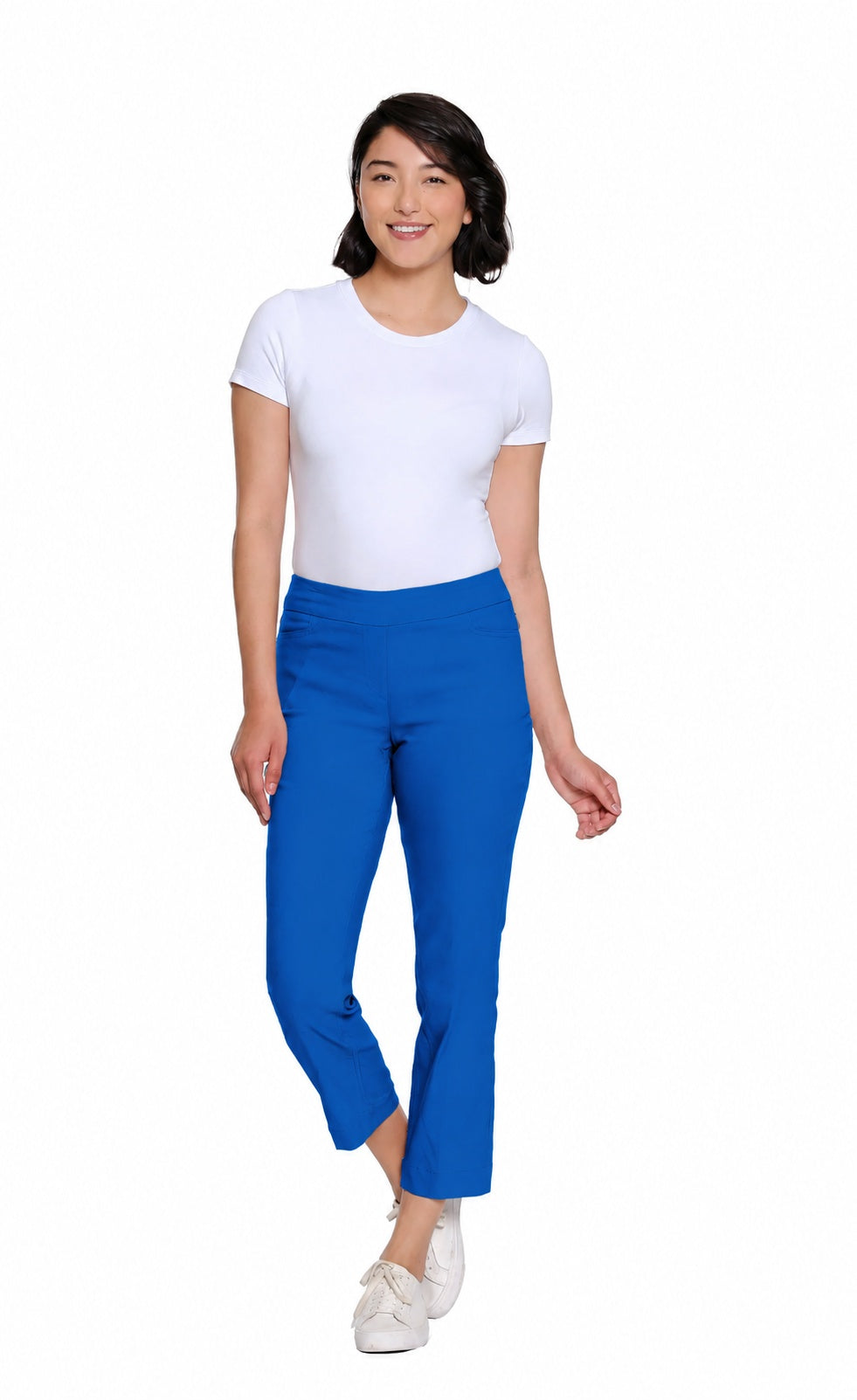 Slimsation Pull-On Crop Pant w/ Real Front & Back Pockets M12713PM - BRTROYL