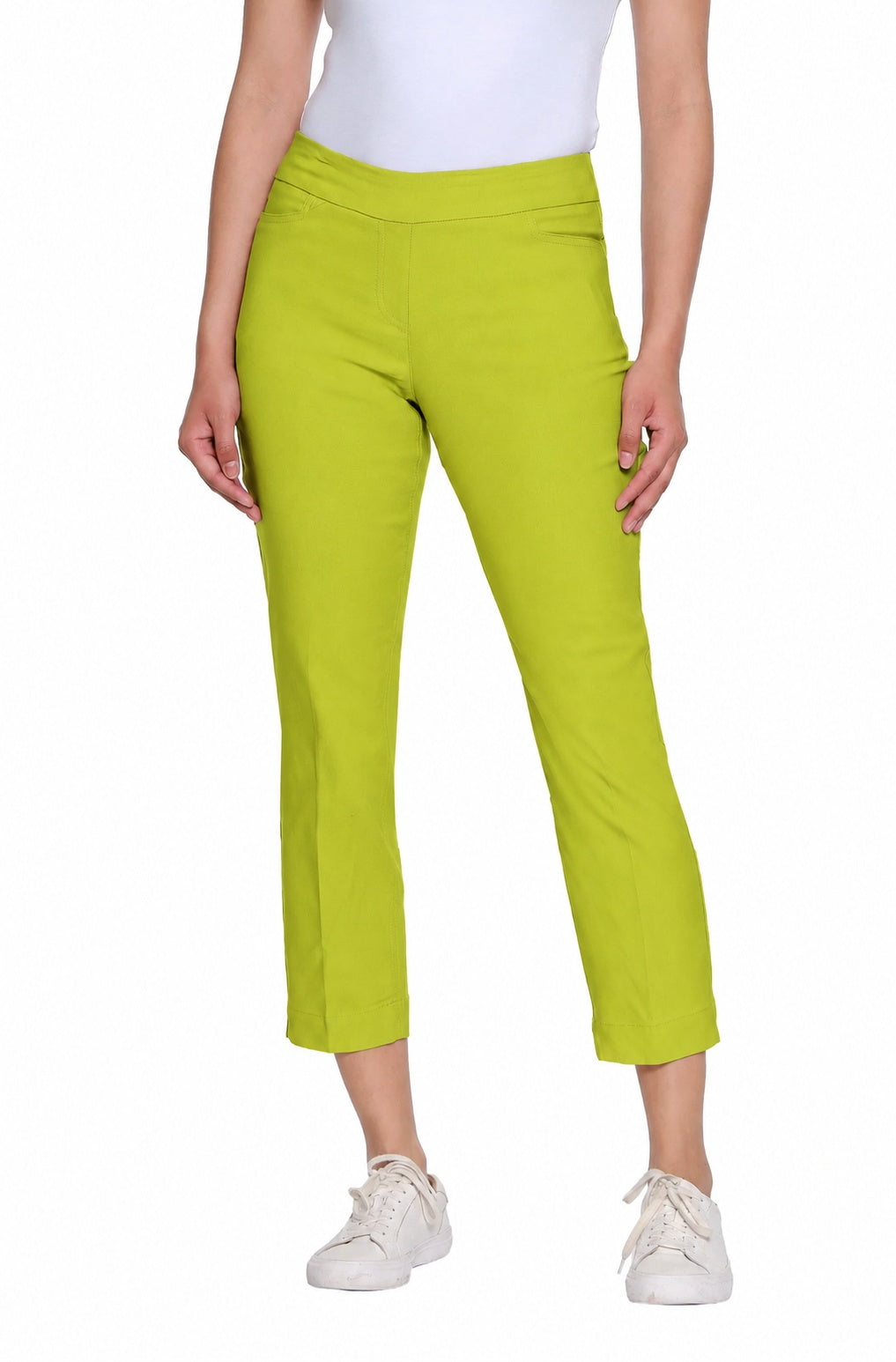 Slimsation Pull-On Crop Pant w/ Real Front & Back Pockets M12713PM - CHART