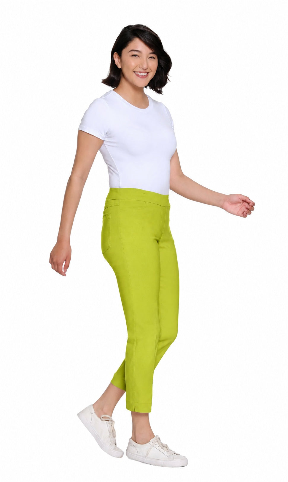 Slimsation Pull-On Crop Pant w/ Real Front & Back Pockets M12713PM - CHART