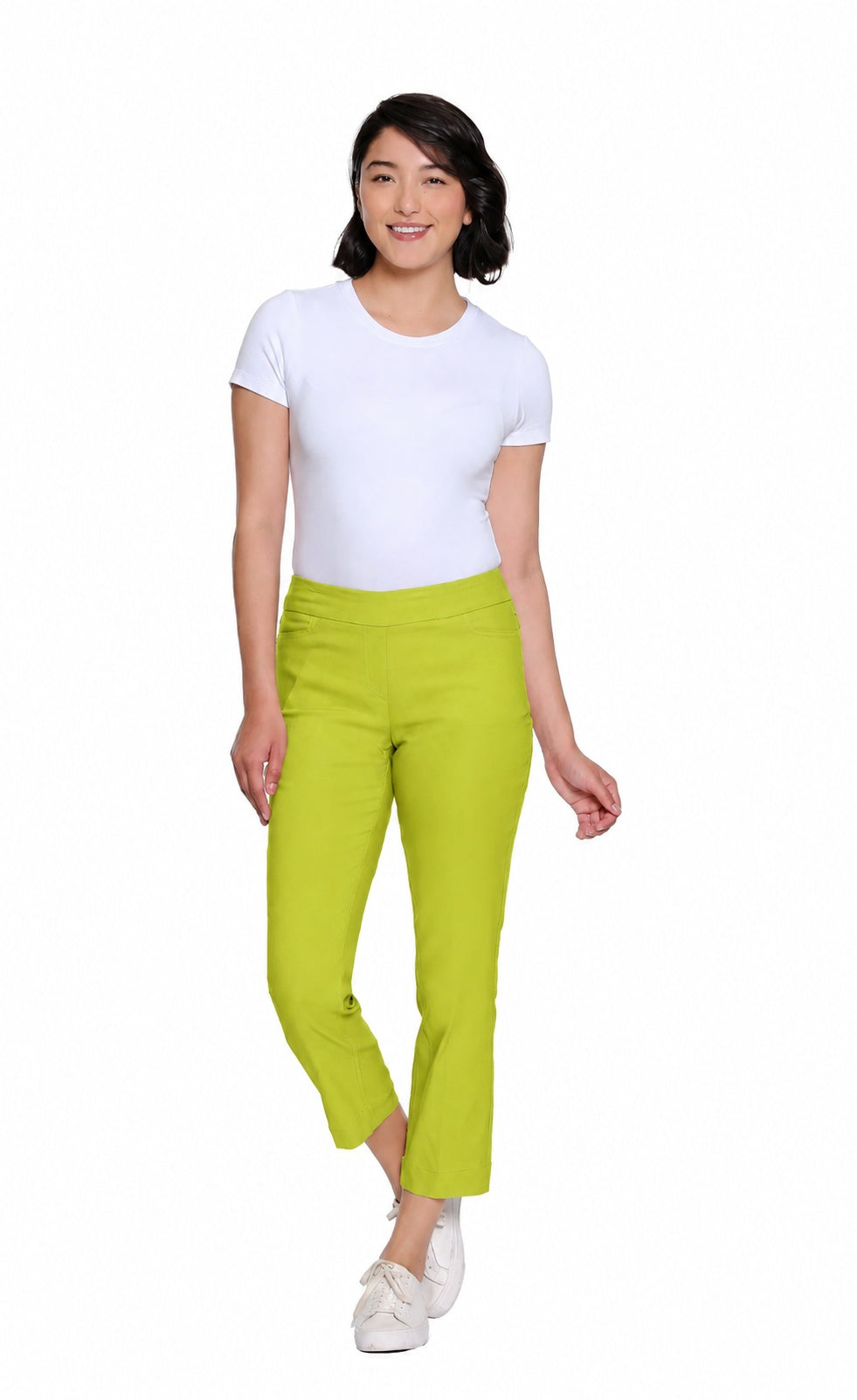Slimsation Pull-On Crop Pant w/ Real Front & Back Pockets M12713PM - CHART