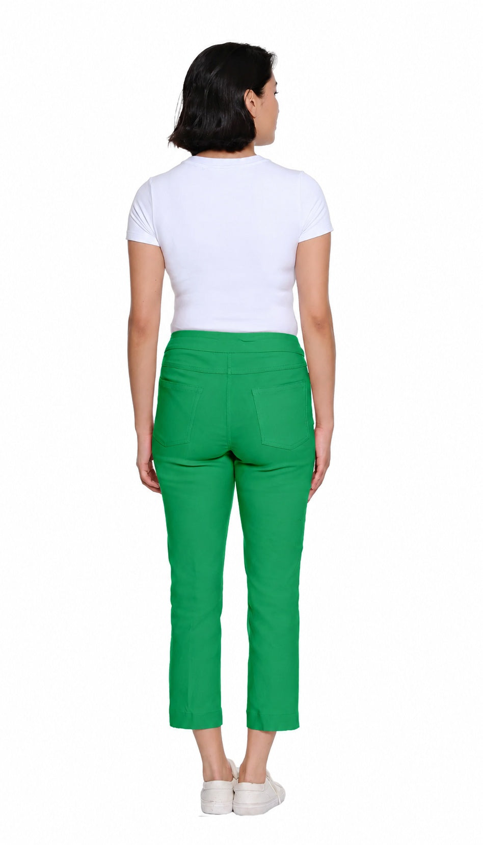 Slimsation Pull-On Crop Pant w/ Real Front & Back Pockets M12713PM - CLOVER