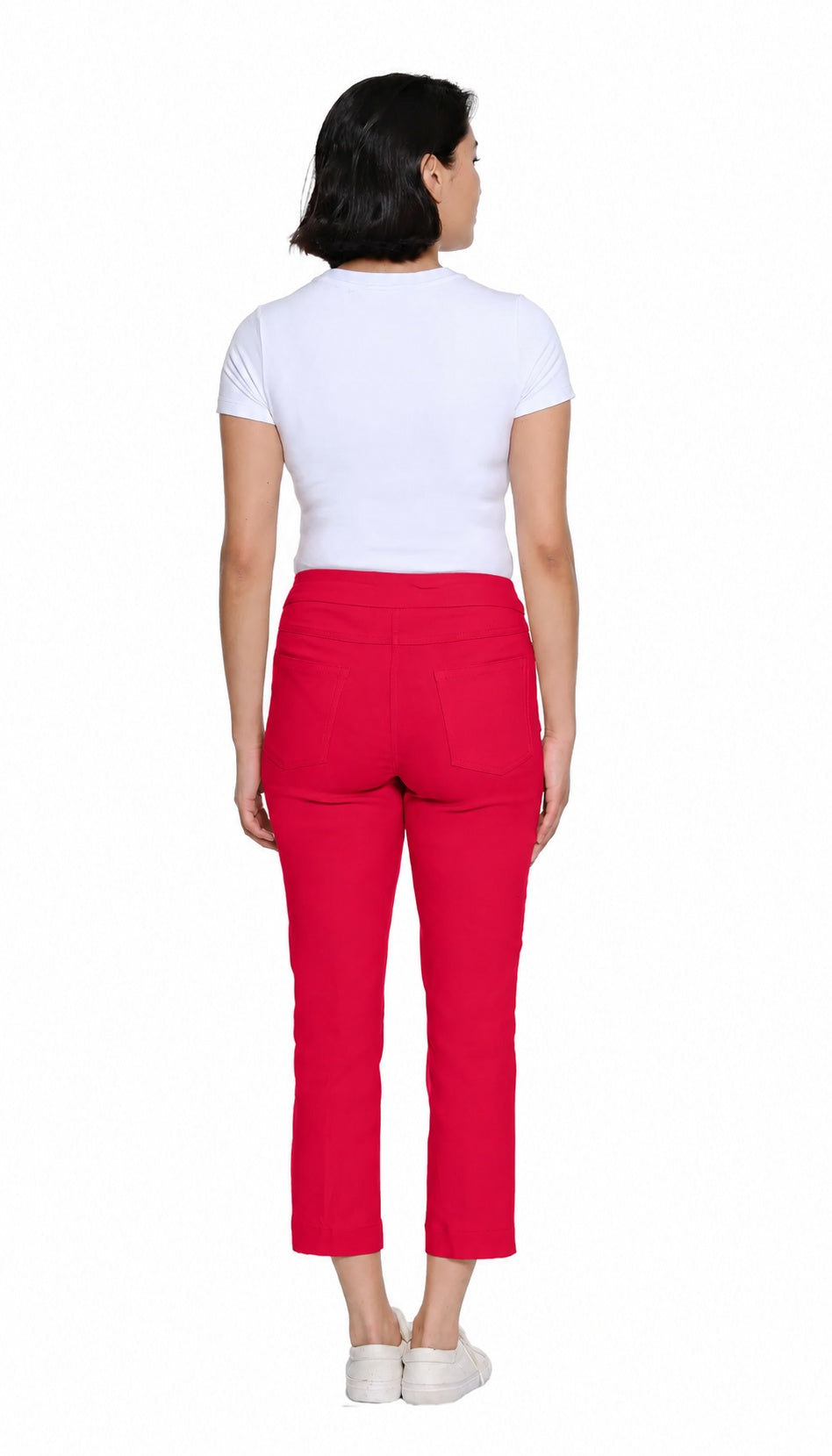 Slimsation Pull-On Crop Pant w/ Real Front & Back Pockets M12713PM - VIVRED