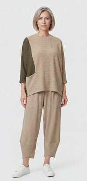 INOAH "Mocha/Olive"- Top