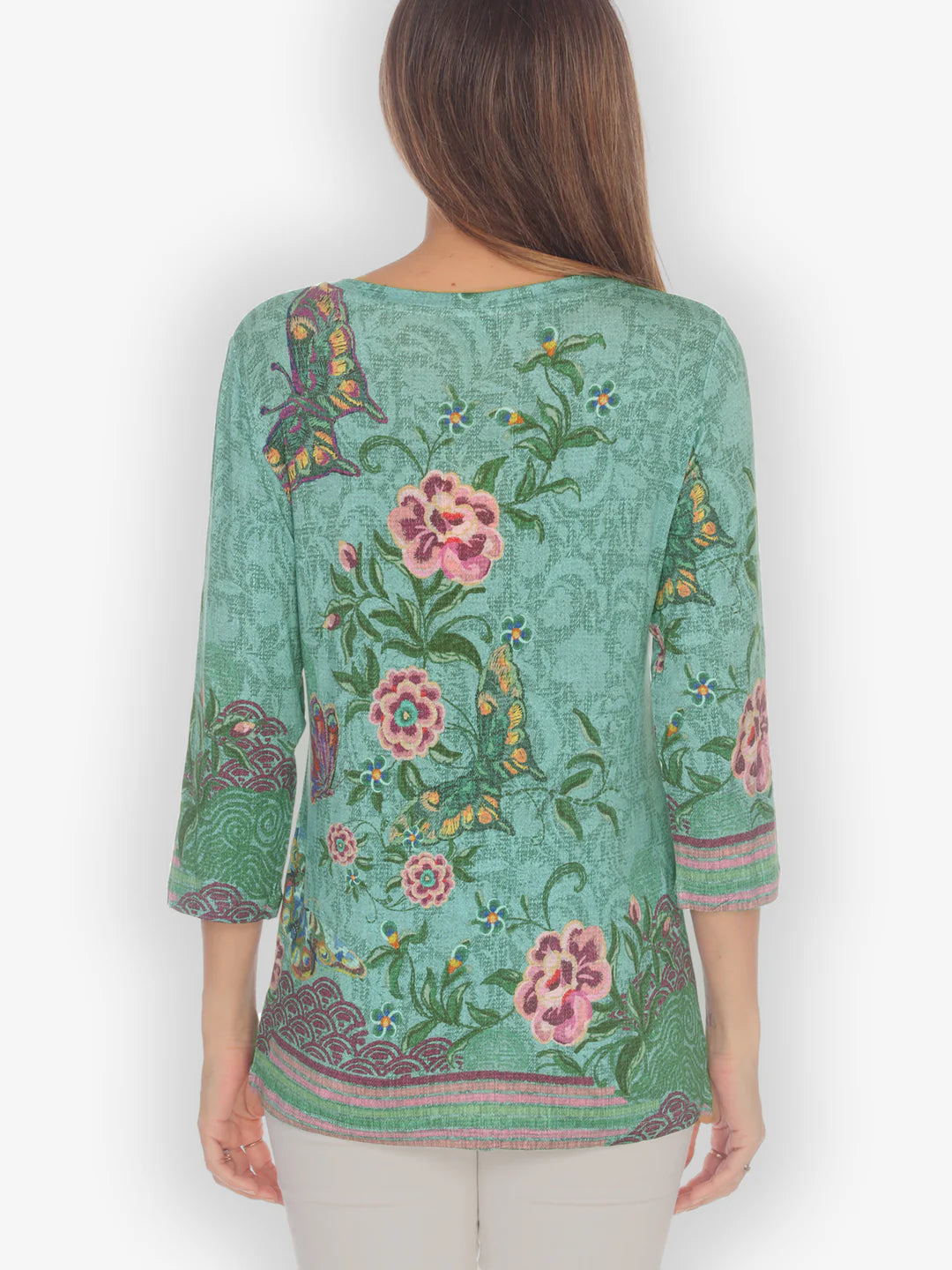 Citron "Embroidery Flying Butterfly" Tee - TEFB