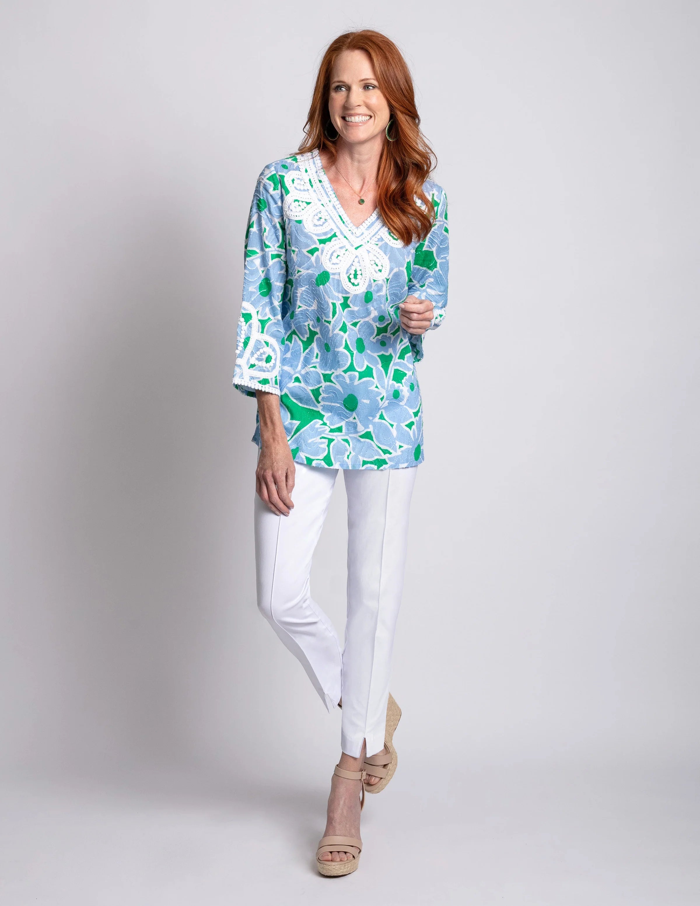 Slimsation Thin Her Ankle Pant - 9827P - WHITE