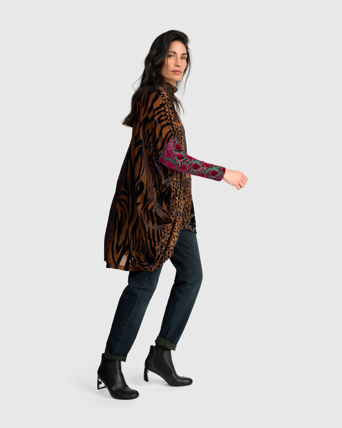 ALEMBIKA Incanto Oversized Tunic - AT800R - JEWEL MULTI