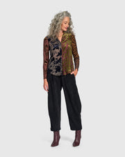 ALEMBIKA Dolcezza V-Neck Top - AT803R- JEWEL MULTI