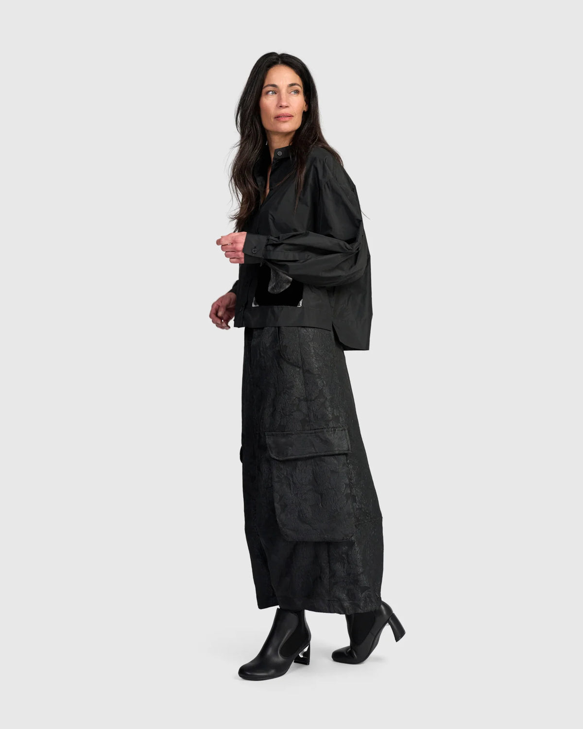 ALEMBIKA Blackthorn Camp Shirt - AT813B - BLACK