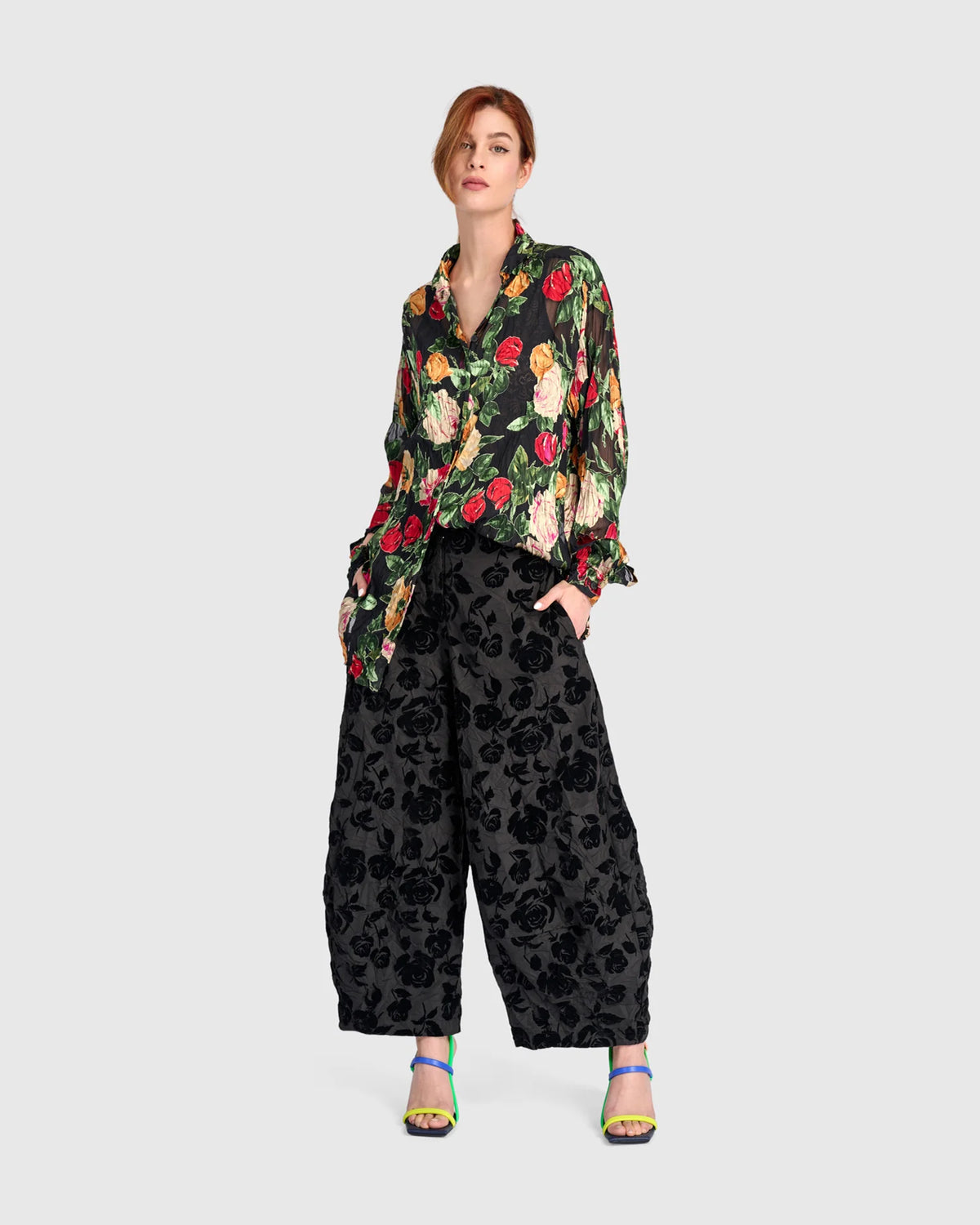 ALEMBIKA Petaline Shirt - ET138F - SHEER FLORAL