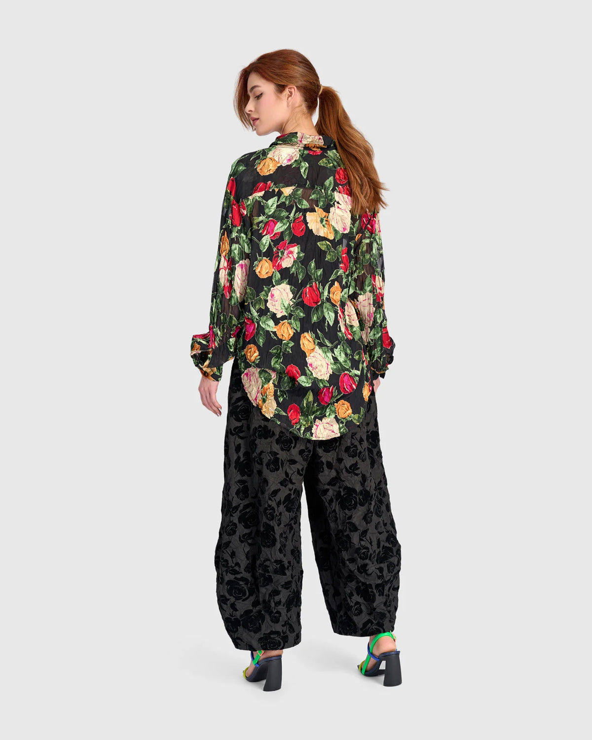 ALEMBIKA Petaline Shirt - ET138F - SHEER FLORAL