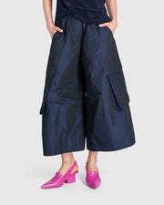 ALEMBIKA Swish Wide Cargo Pants - EP318N - INK