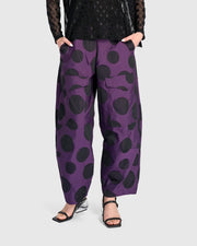 ALEMBIKA Tyrian Barrel Pants - EP135V - PLUM