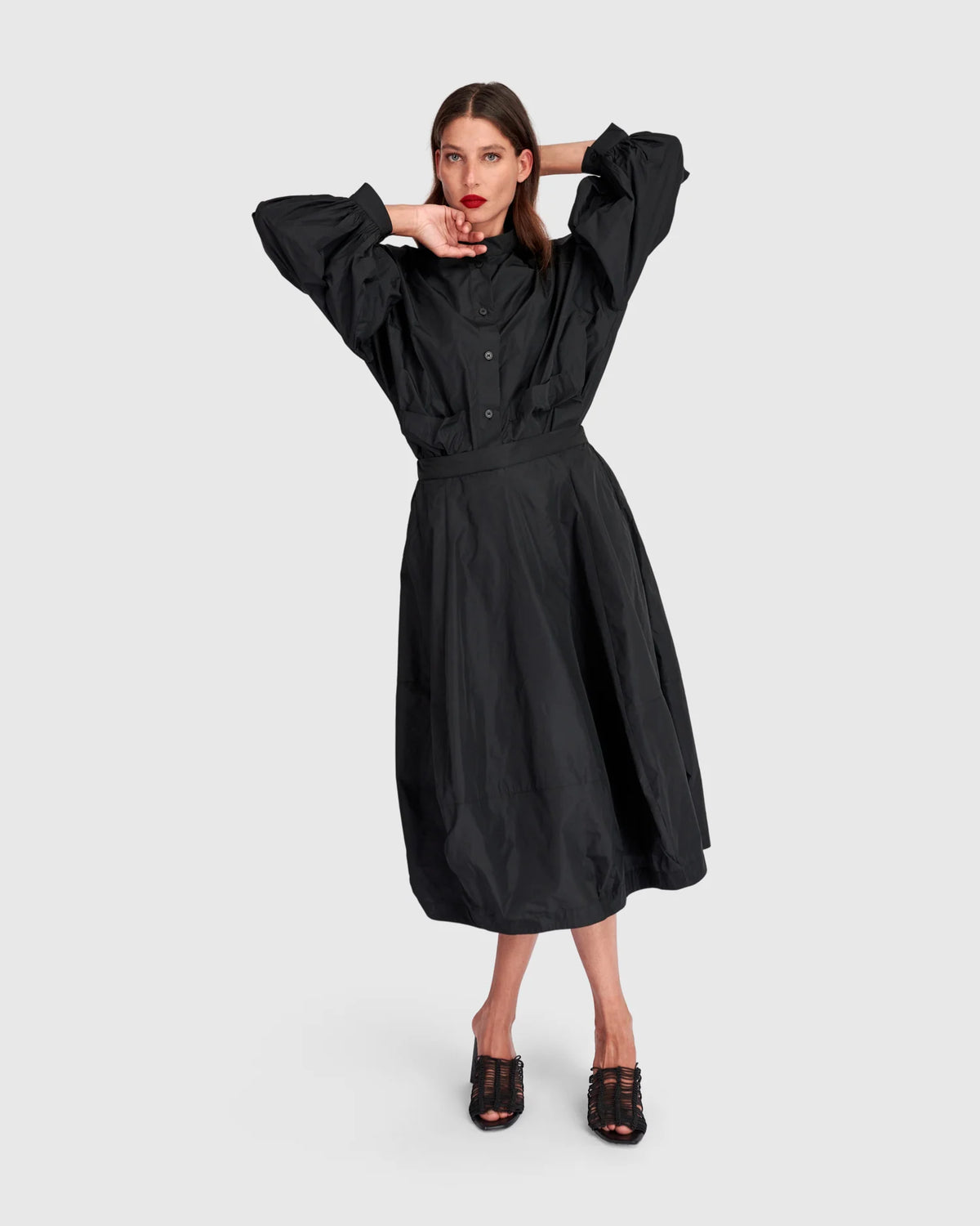 ALEMBIKA Kuro Balloon Skirt - EK315B - BLACK