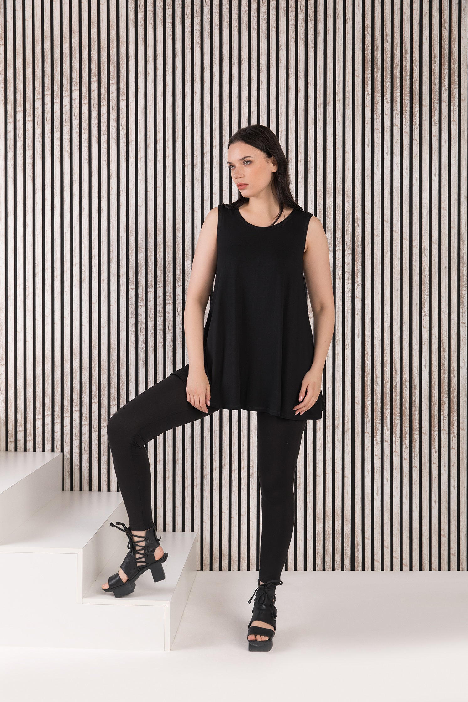 Kozan Donna Legging - VG-3945 - BLACK VOGUE