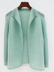 Vanite Couture Textured Slightly Sheer Jacket - 2159 - LIGHT JADE