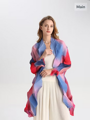 Vanite Couture Pleated Multicolor Duster - 88071