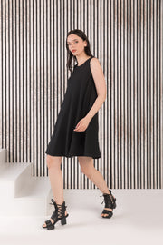 Kozan Dulce Dress - VG-15030 - BLACK VOGUE
