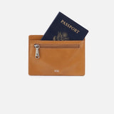 HOBO - Euro Slide Card Case - NATURAL IN POLISHED LEATHER