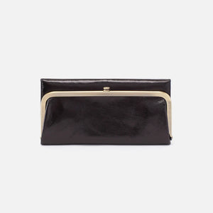 HOBO - Rachel Large Continental Wallet - BLACK IN POLISHED LEATHER