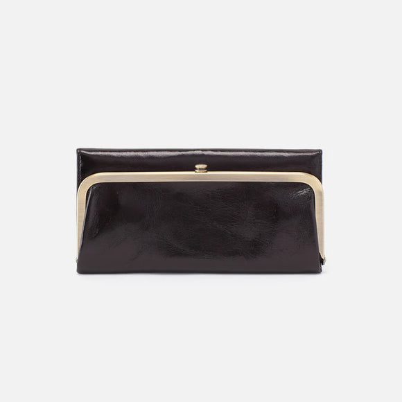 HOBO - Rachel Large Continental Wallet - BLACK IN POLISHED LEATHER