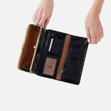HOBO - Rachel Large Continental Wallet - BLACK IN POLISHED LEATHER