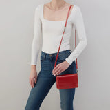 HOBO - Jill Phone Crossbody - BRICK IN POLISHED LEATHER