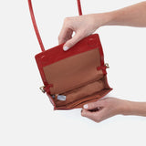 HOBO - Jill Phone Crossbody - BRICK IN POLISHED LEATHER
