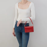 HOBO - Jill Phone Crossbody - BRICK IN POLISHED LEATHER