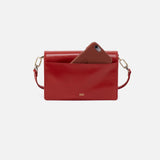 HOBO - Jill Phone Crossbody - BRICK IN POLISHED LEATHER